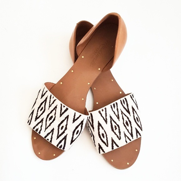 Madewell Shoes - Madewell tribal print calfskin sandals